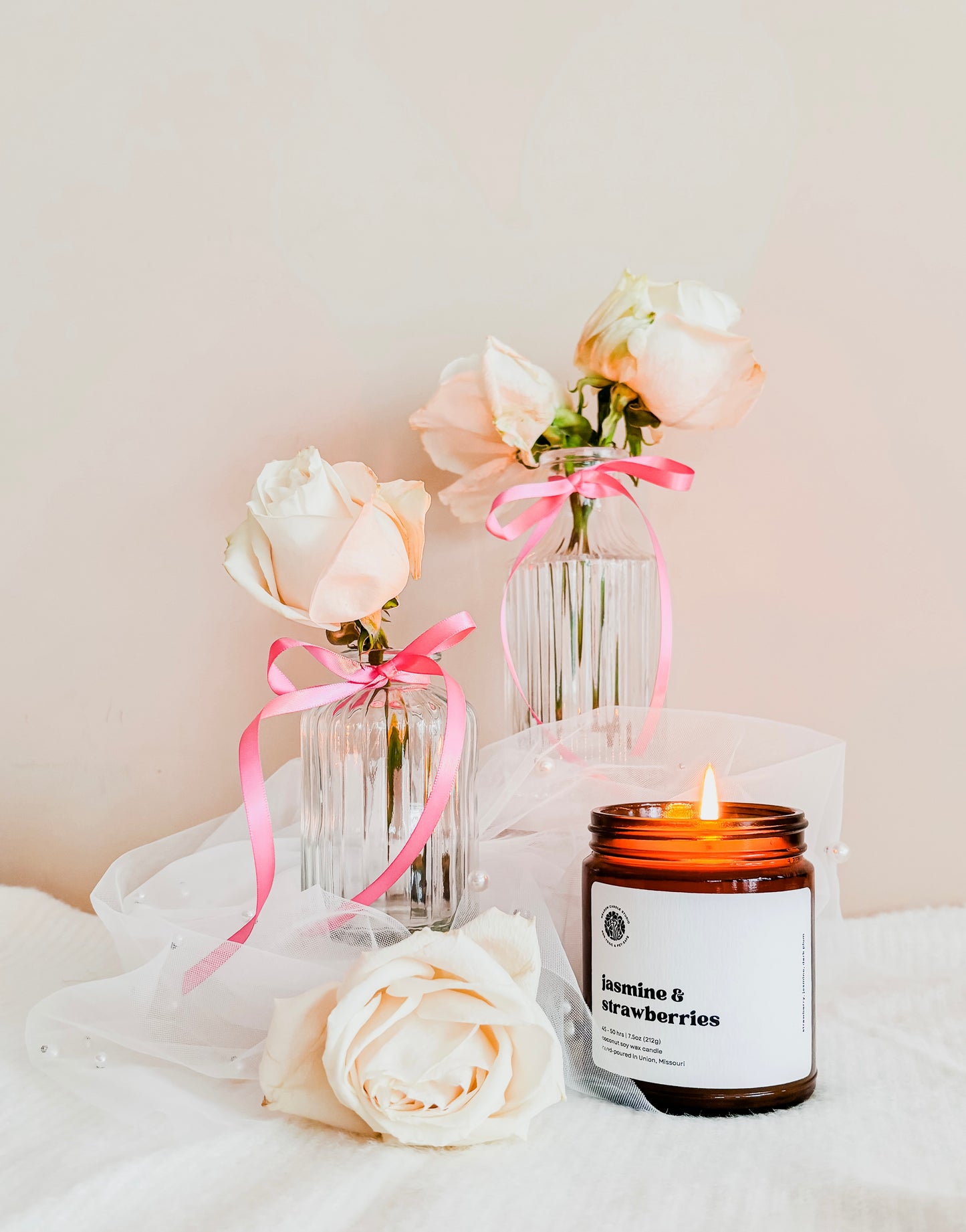 jasmine & strawberries