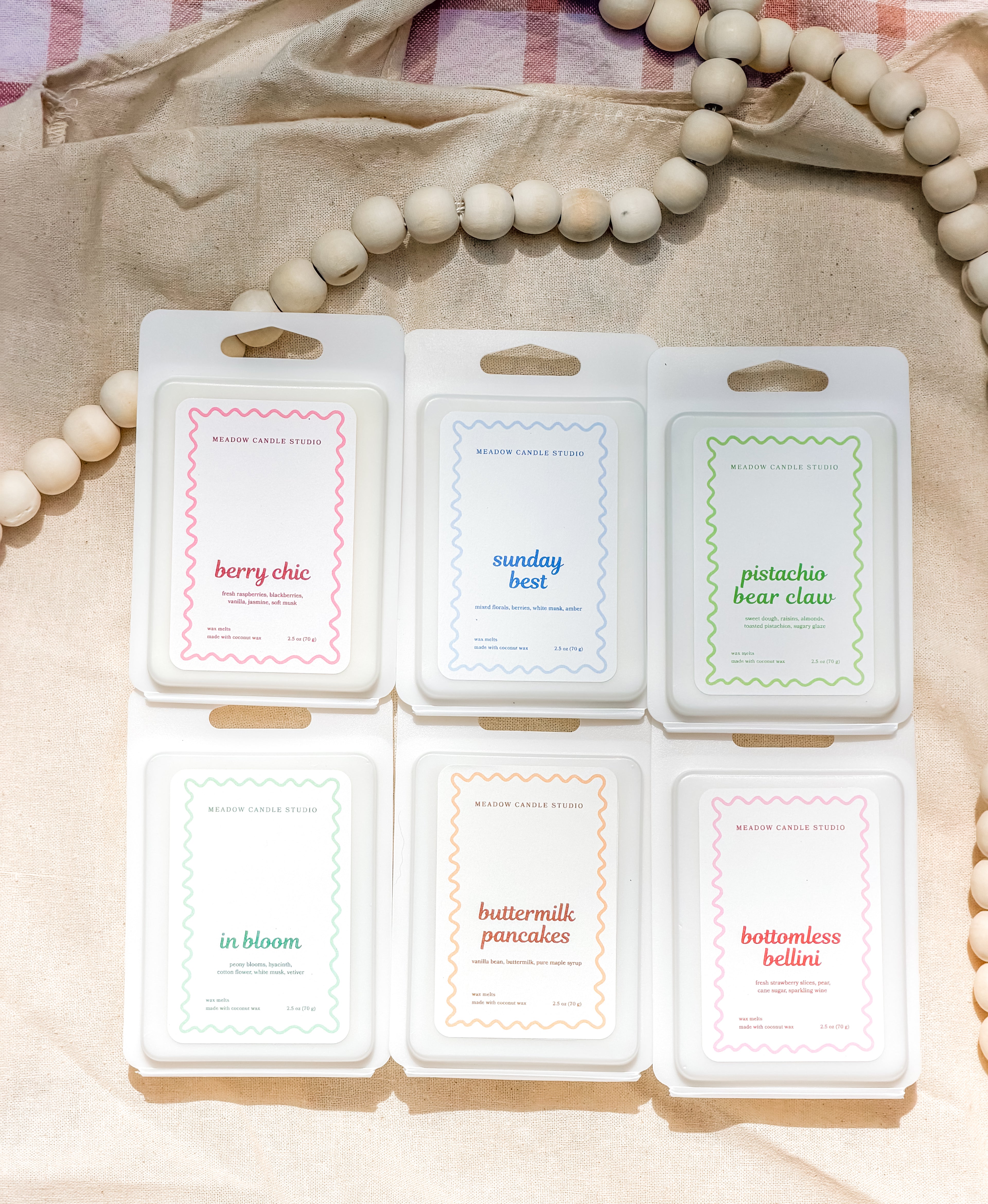 besties who brunch wax melts bundle