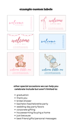 ADD-ON: special occasion custom label